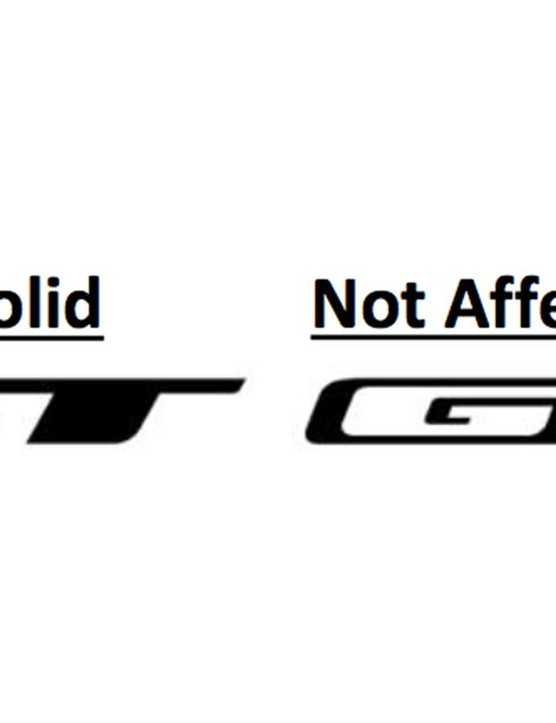 Si su GT ​​2017 es uno de los modelos seleccionados y tiene un logotipo fuerte, está incluido en este retiro.